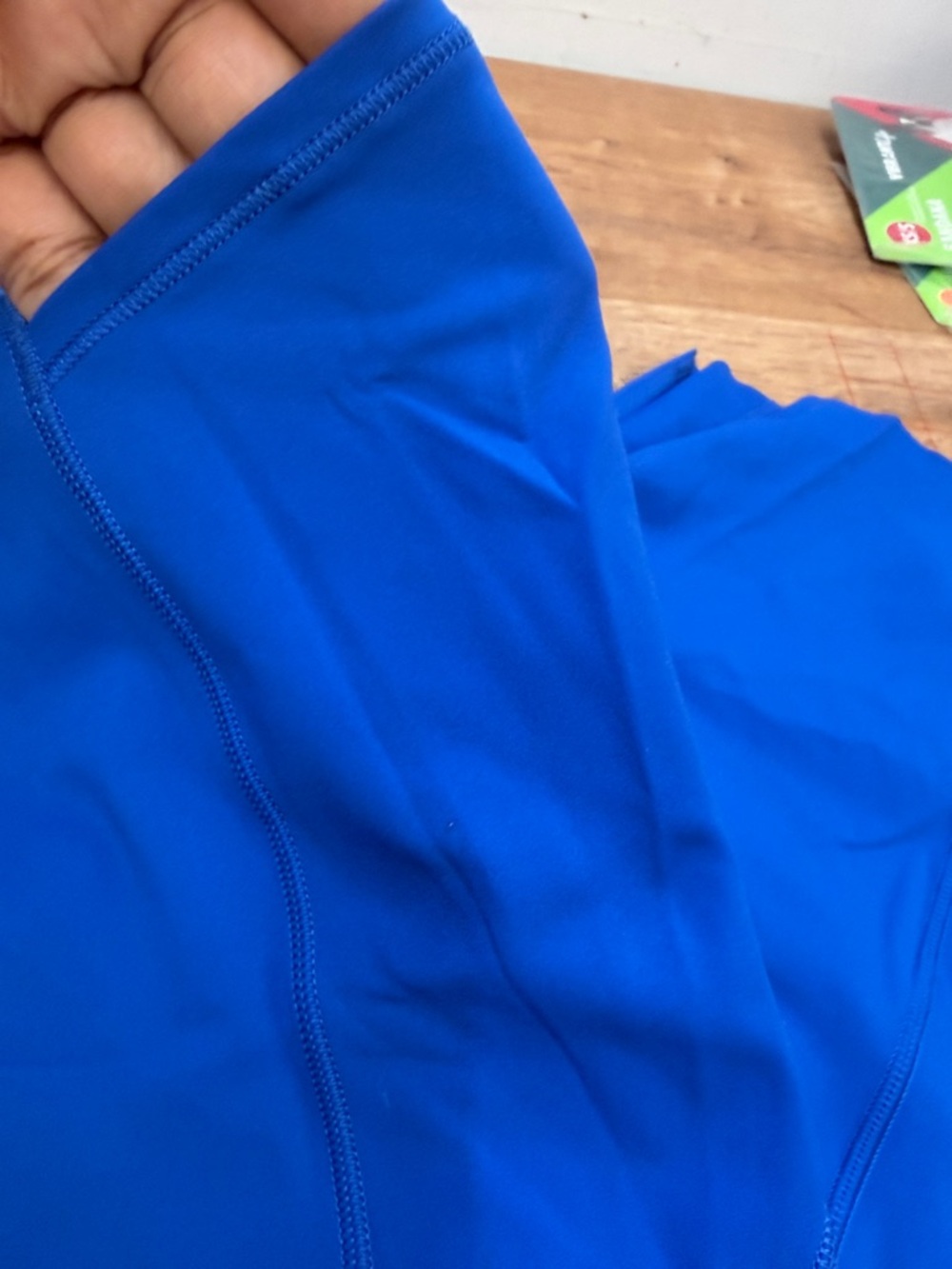Lululemon crop 23” Bright Royal Blue High-Waist Capri Leggings - Picture 8 of 8